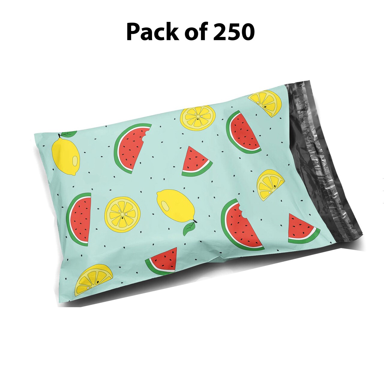 10 x 13 Glossy Decorative Thank You Plastic Poly Mailer Bags Waterproof Shipping Mailing Envelope 2 Mil – Permanent Adhesive Seal